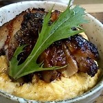 中華そば麦右衛門 - ふぁ玉チャーシュー丼