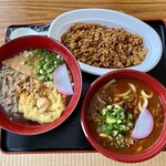 クアハウス湯の山 - 料理写真:そばめし、クアスペうどん、カレーうどん
