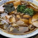 Ramen Aokiya - 完飲は美味しさの印。　水処理場の負荷軽減。