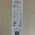 紅茶専門店 Tea Room Wisteria - レシート