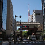 中華そば いづる - 大門と東京タワー