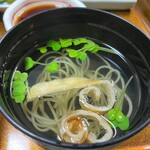 味倉 - 南予風鯛めし¥1,350 お吸い物