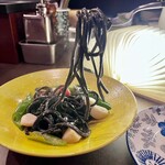 中野レンガ坂 洋食堂 葡萄 - キタッラ ～ホタテ、万願寺とうがらし、フルーツトマト～