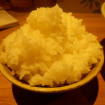 横浜家系らーめん三元 - ご飯大盛1杯目