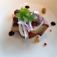 フラテッロ・ディ・ミクニ - 香ばしく焼いたフォアグラと上川産大根のキャラメリゼ