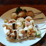 小料理かずよ - ネギマとつくね