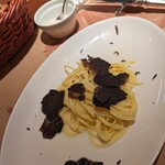 TRATTORIA IL Paladino - 二口で終わるパスタ。量が少なすぎる。