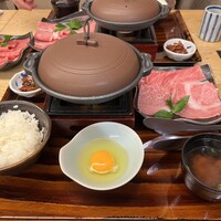 すき焼き 牛しゃぶ 松重 - 