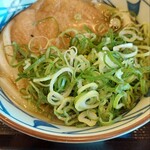 丸亀製麺 - ねぎ追加