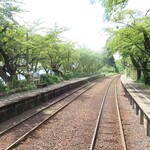 穴水町物産館 四季彩々 - 春には桜が咲き誇る能登鹿島駅（NHKの72時間で取り上げられました）