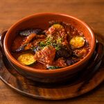 Wagyu beef and eggplant stew with tomato Sicilian style