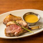 Roasted lamb chops with rosemary