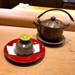 おぶね - ハモと松茸の土瓶蒸し