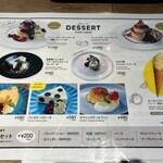 goodspoon Cheese Sweets & Cheese Brunch - デザートメニュー