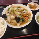 Hoshijuku Hanten - 海鮮八宝菜定食