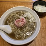 木更津 丿貫 - 煮干蕎麦　追加玉ねぎ別皿