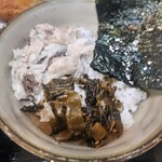 ゆで太郎 もつ次郎 - 3色ごはん