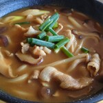 カフェ ラクーン - きのこカレーうどん。