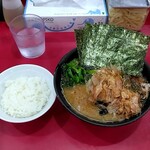 ラーメン 杉田家 - ラーメン並800円+和風トッピング100円+ライス120円