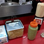 ラーメン 杉田家 - 卓上味変調味料