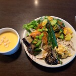 あさくま - 料理写真:ブッフェの料理を取り込んでみた。