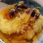 酒らら - オクラの花のお浸し