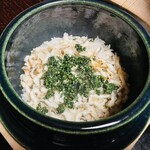 石葉 - 紫蘇の実と穴子ご飯