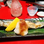 杉並 まん月 - 菜々緒ｻﾝスタイルの秋刀魚塩焼き