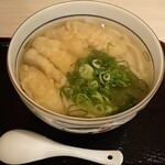 やりうどん - ごぼう天うどん(620円)