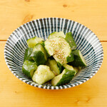 Sesame salt cucumber