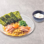 TKR (tamagokake Ramen) with additional meal
