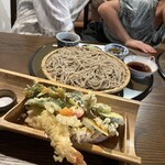日本料理 筑膳 - 筑膳　季節の天ざるそば　¥1,980