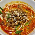 かつぎや - 担々麺も5辛　辛いけど美味