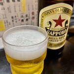 Kouyamembou - 暑いからビール！赤星なのが嬉しいｗ