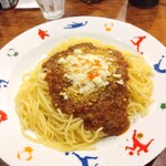 Pasta&cafe CHAYA - ミートソース（大盛）