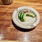 オオクサ - ゴーヤーの塩揉み　苦いんだけどとても美味しい（過去撮影分）