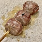 焼鳥 せきね - ジューシーで弾力のある砂肝　見事な火入れ加減です