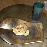 六雁 - 極コース（H25.9.x）6-焼（鱗を揚げた甘鯛の炭火焼 甘鯛のすべての出汁）