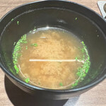 鮨 由う - お味噌汁