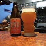 ル クーリュズ - 最初はビール(知多市の地ビール、OKDブラッドオレンジ)