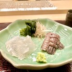 青空 - マコカレイと蝦蛄　いいですね