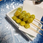 旬料理 かわ成 - 追加の銀杏です。大将丁寧なお仕事です。