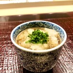 青空 - 烏賊をソーメンの様に細切りに　たっぷりのおろしポン酢で