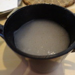 蕎房 猪口屋 - 白濁でとろみの蕎麦湯