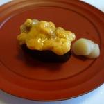 すし処 ひさ田 - 赤雲丹（明礬で〆ていない）アップ