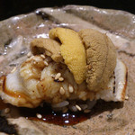 嶋鮨 - うにとあなご（6月）