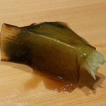 嶋鮨 - かいわれの昆布〆（6月）