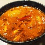 つけ麺 五ノ神製作所 - 海老トマトつけ麺の漬け汁（2013年10月11日）