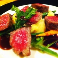 シャンパン食堂 - 上州黒毛和牛のイチボ