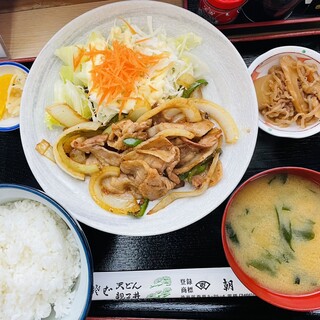 朝日屋 - 生姜焼き定食